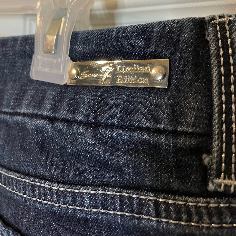Seven7 Limited Edition premium dark wash denim jeans plus sz 20 - Picture 9 of 15